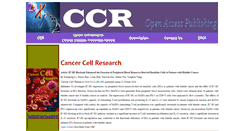 Desktop Screenshot of cancercellresearch.org